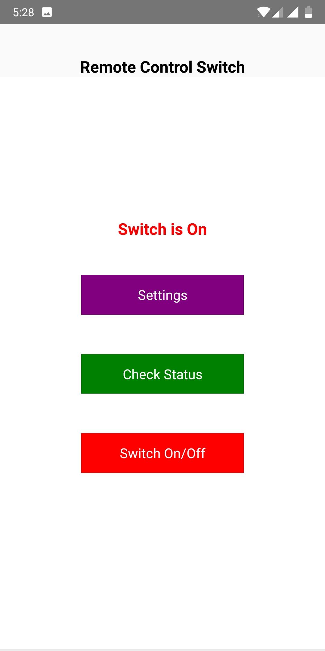 Remote Control Switch