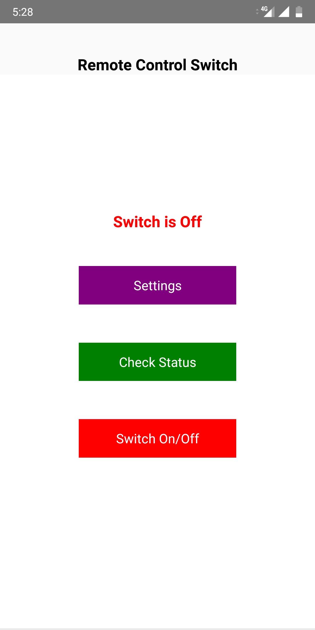 Remote Control Switch