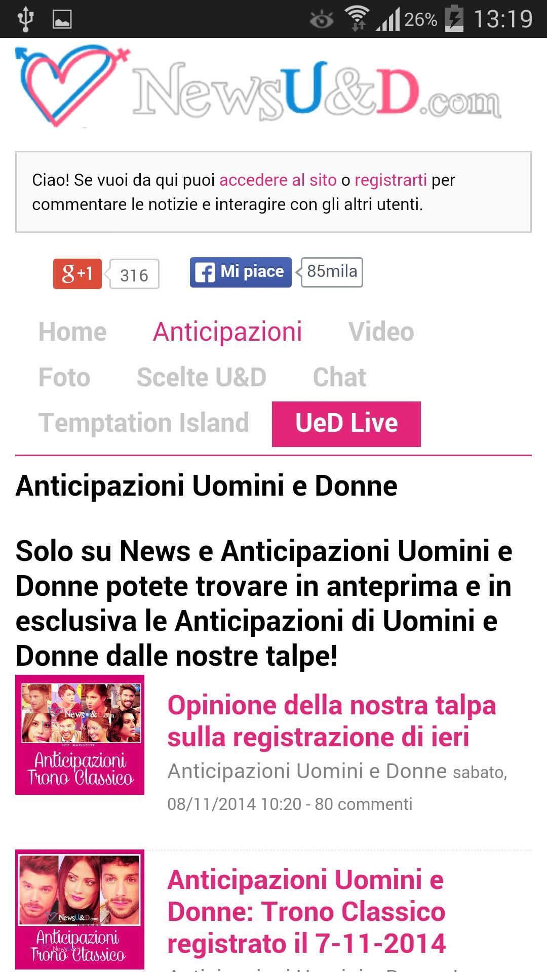 ( OLD ) Uomini e Donne