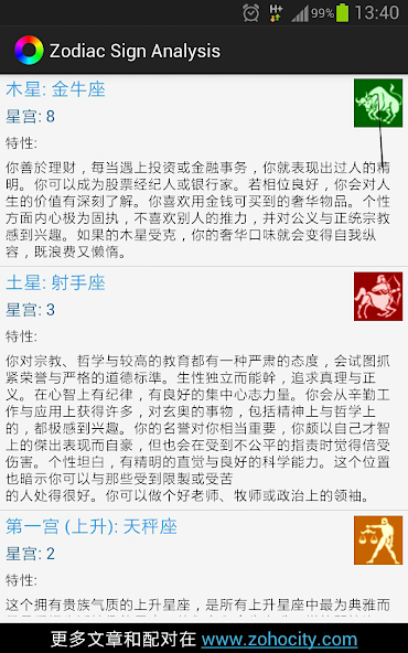 Zodiac Sign Analysis