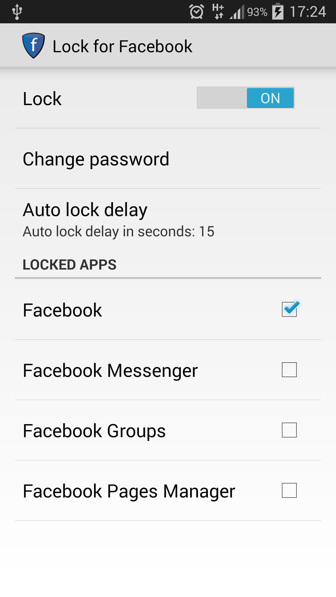 Lock for Facebook