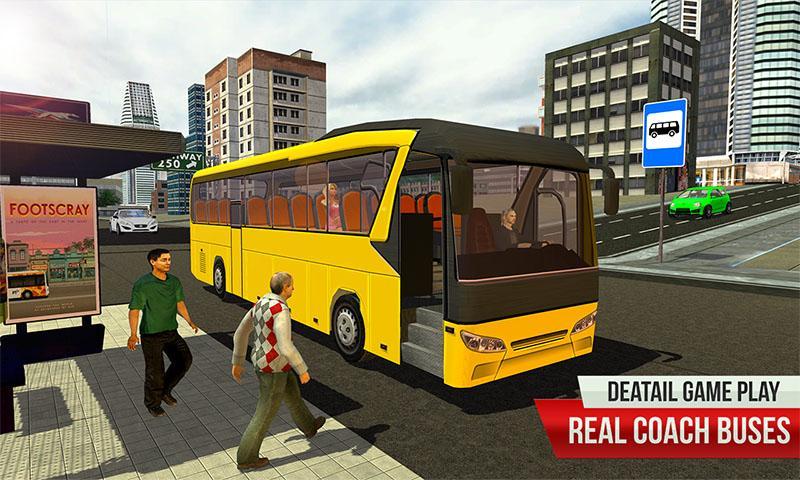 Coach Bus Driving Sim 3D