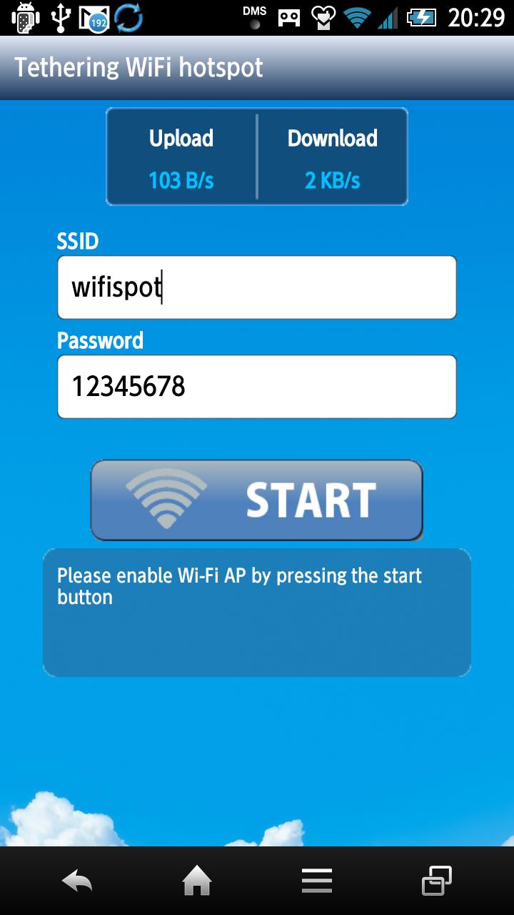 Easy Tethering  WiFi hotspot