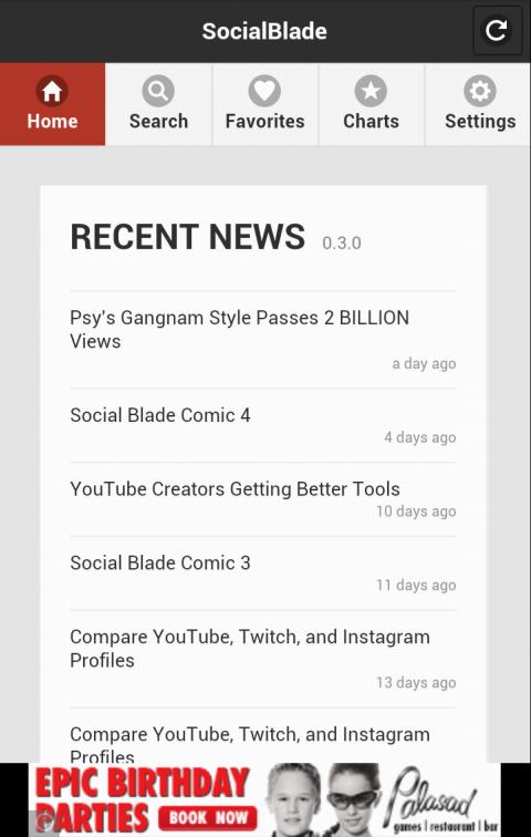 [ Legacy ] Social Blade