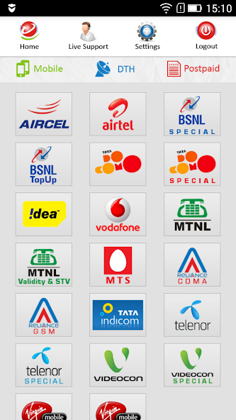 My Recharge With Live Supports