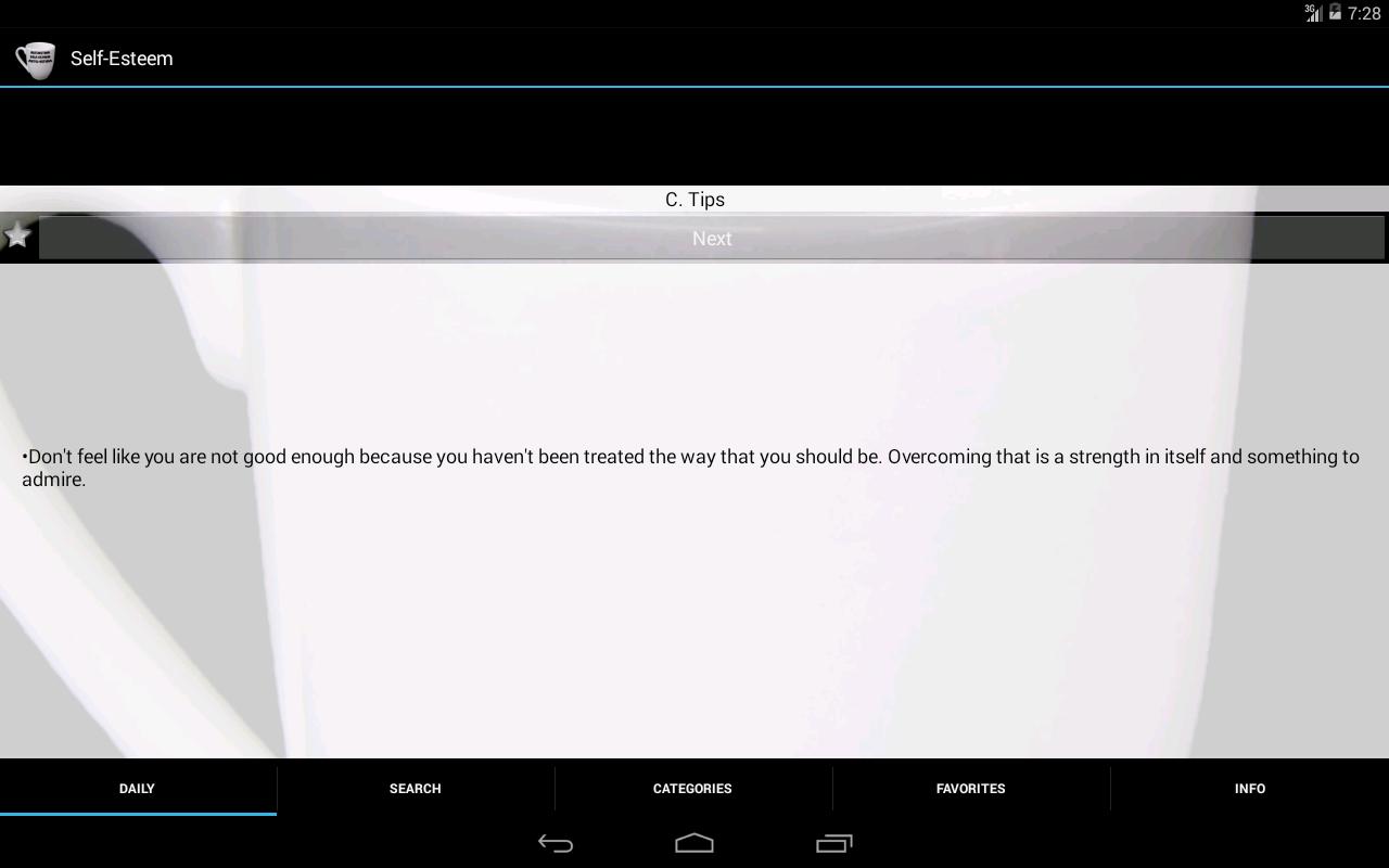 Self-Esteem. Method and Quotes