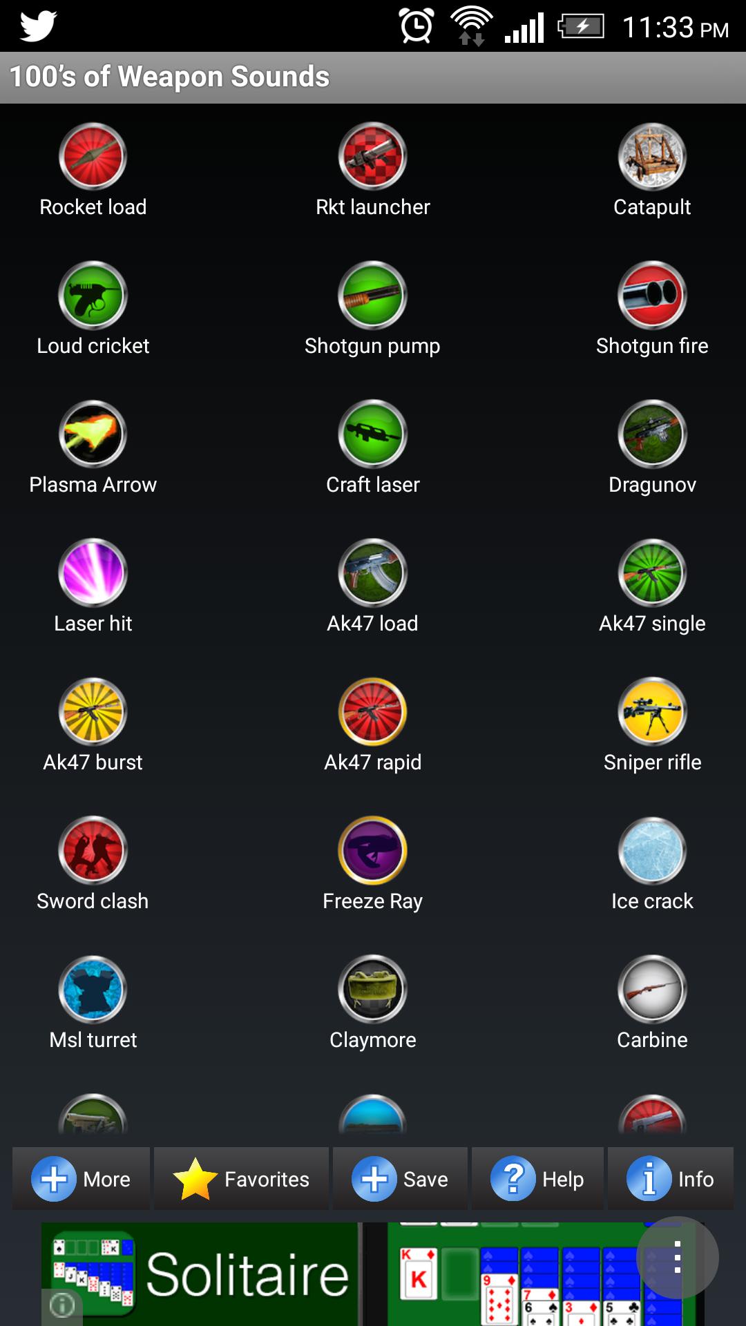 100's of Weapon Sounds