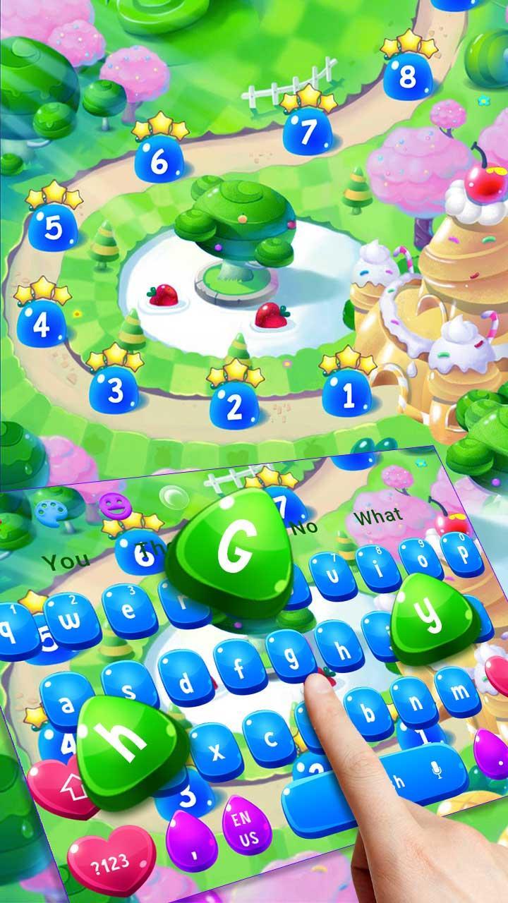 Sweet Cute Candy Keyboard Theme