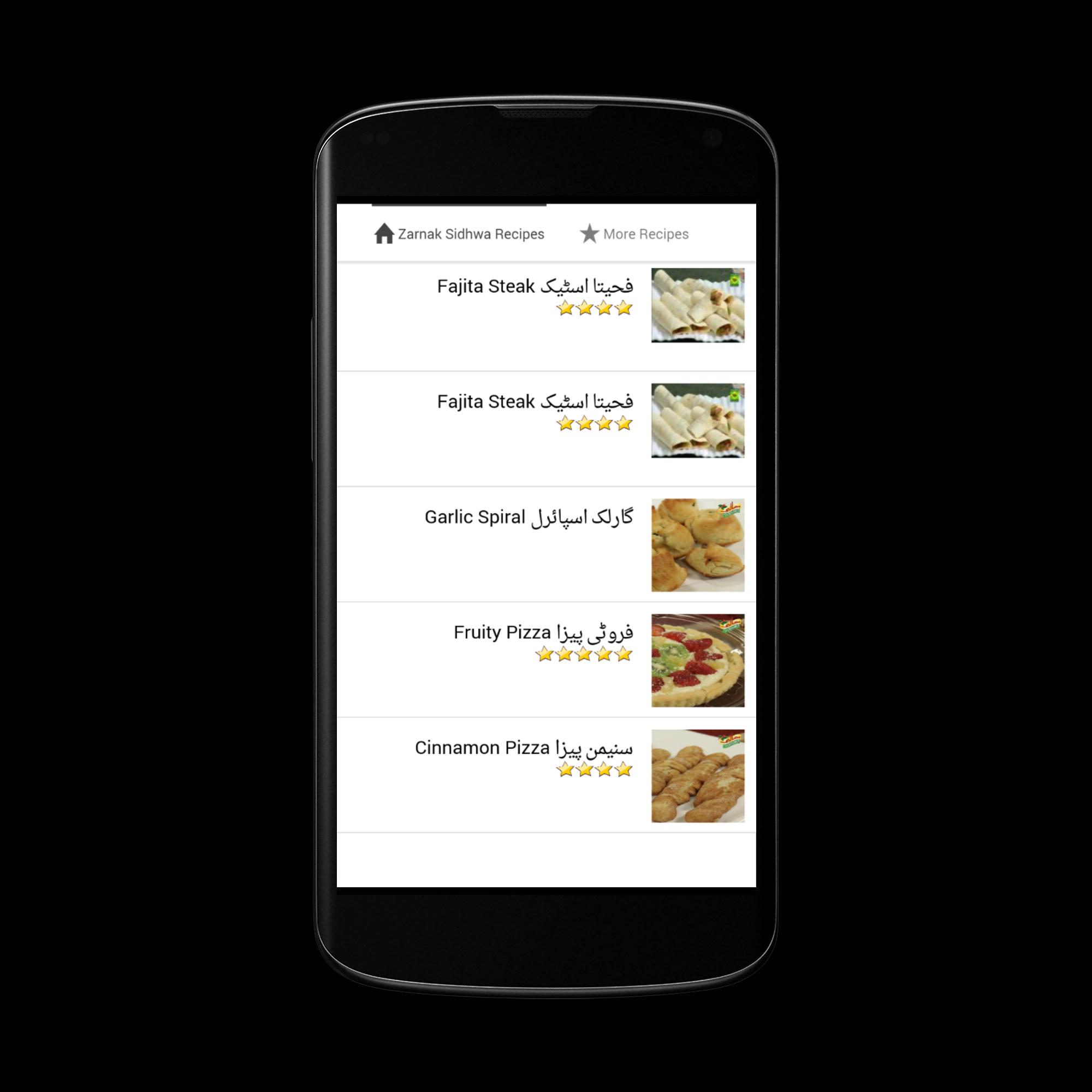 Zarnak Sidhwa Recipes in Urdu