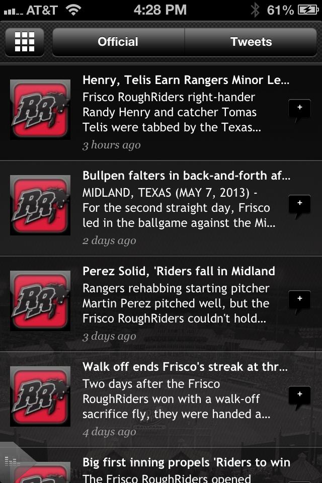 Frisco RoughRiders Baseball