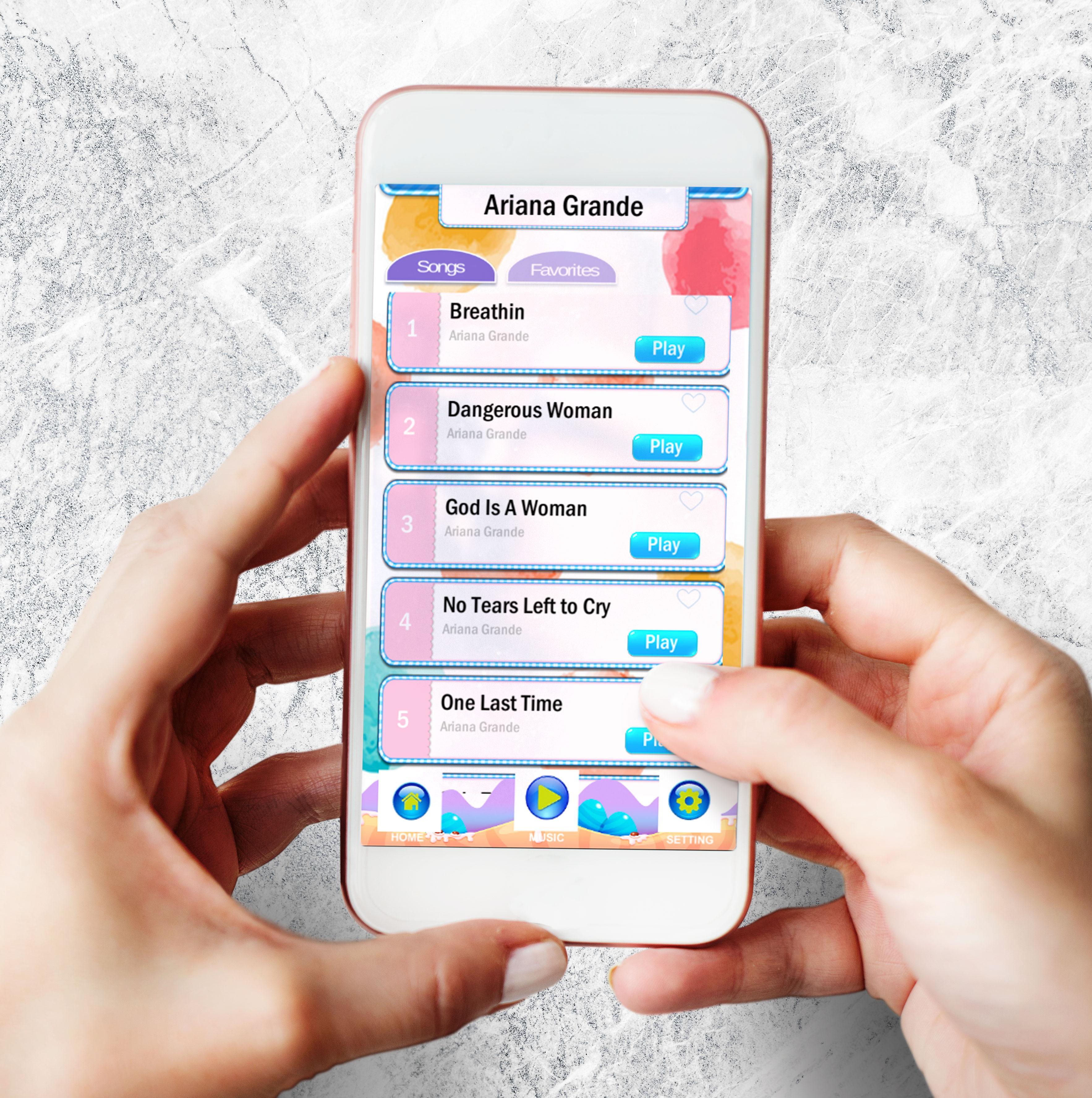 Piano Tiles of Ariana Grande