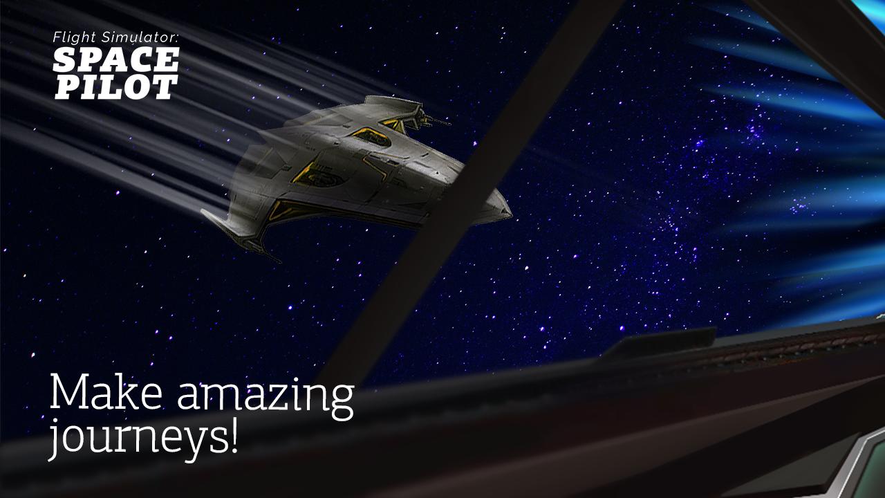 Pilot in space simulator