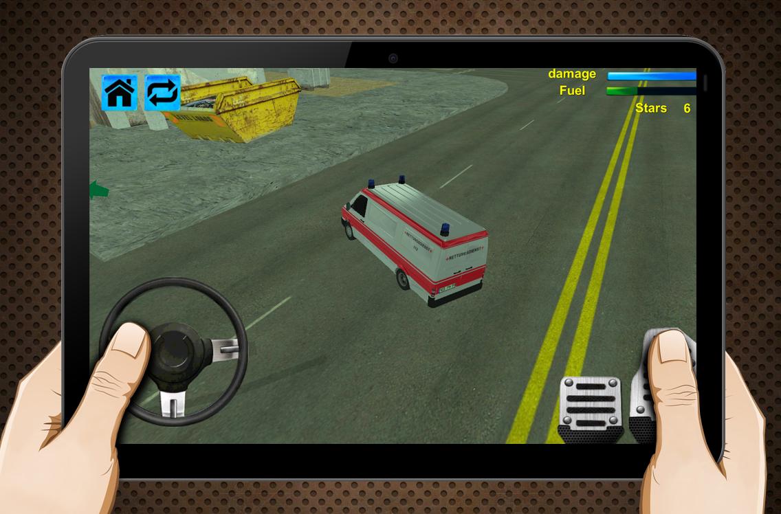 Ambulance Emergency Parking 3D