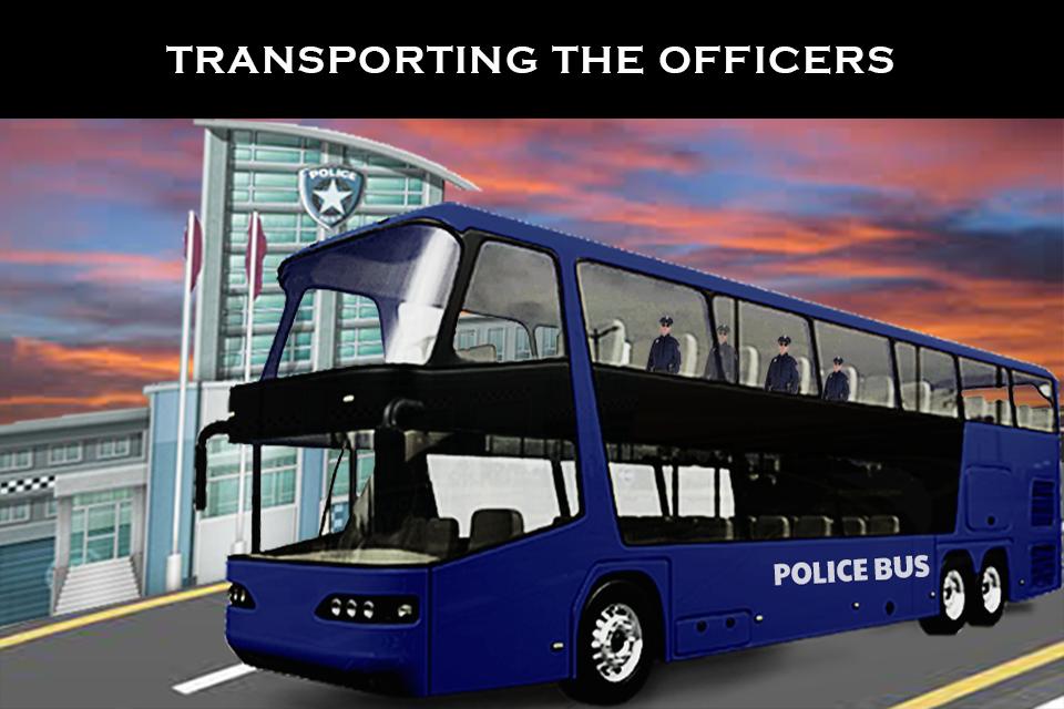 Police Bus City Driver