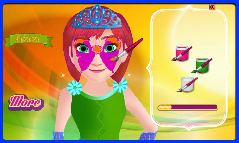 Princess Tiffany Face Art