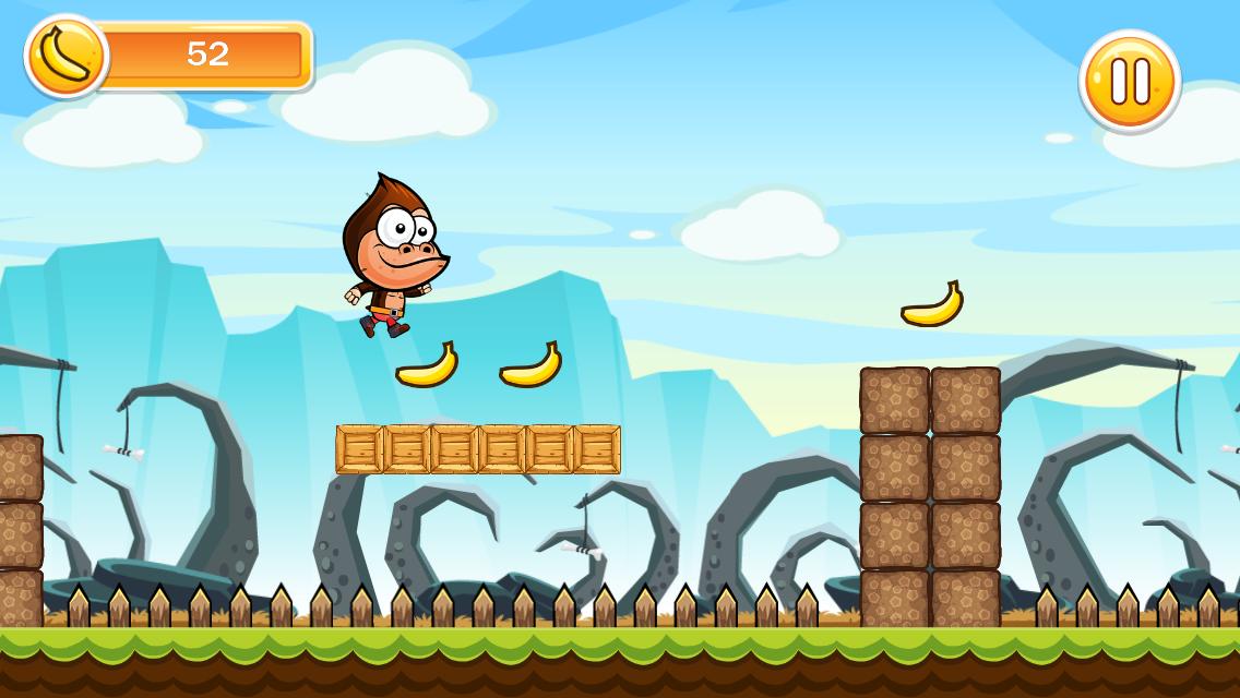 super gorilla banana kong run