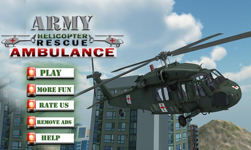 Army Ambulance Helicopter Sim