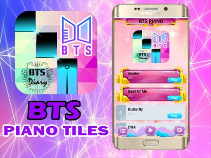 New BTS Piano Tiles