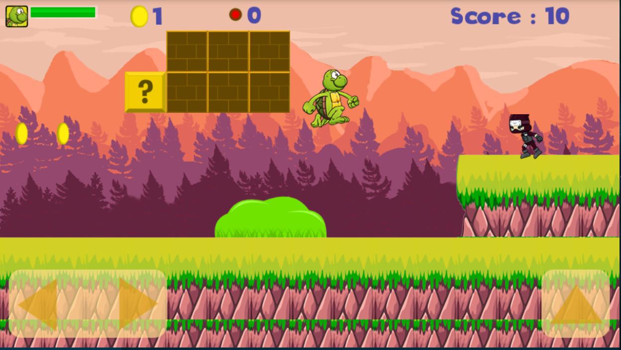 Turtle jump vs ninja warriors