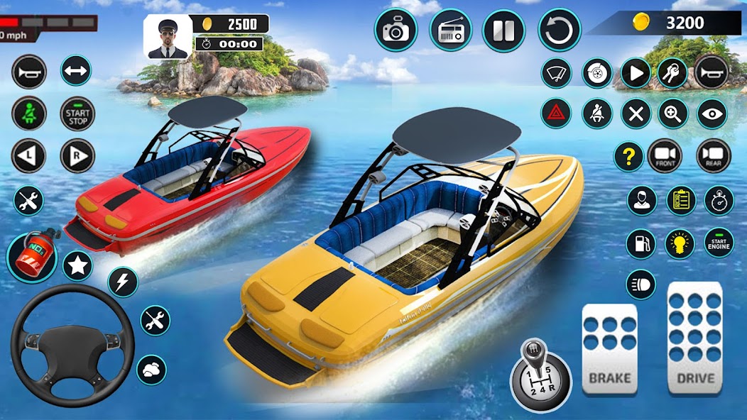 Crazy Boat Racing: Boat games