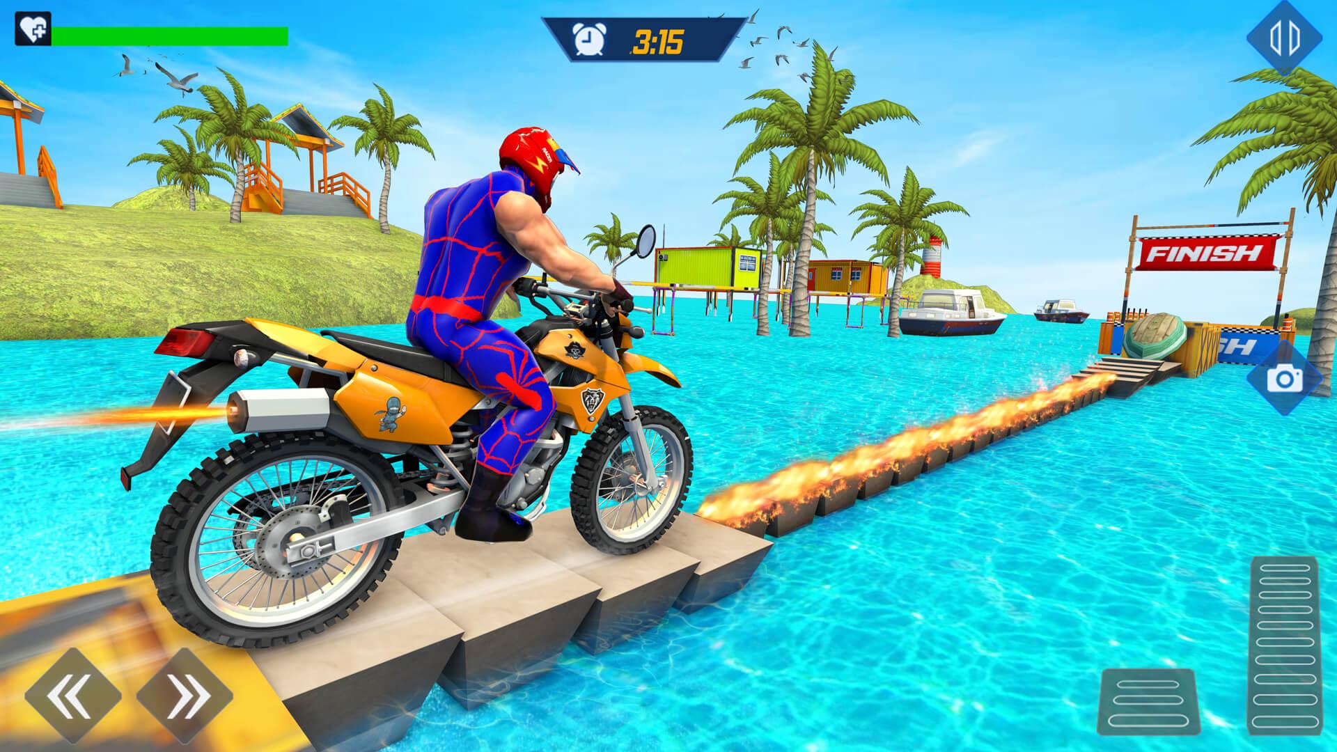 Superhero Bike 3D : Bike Games
