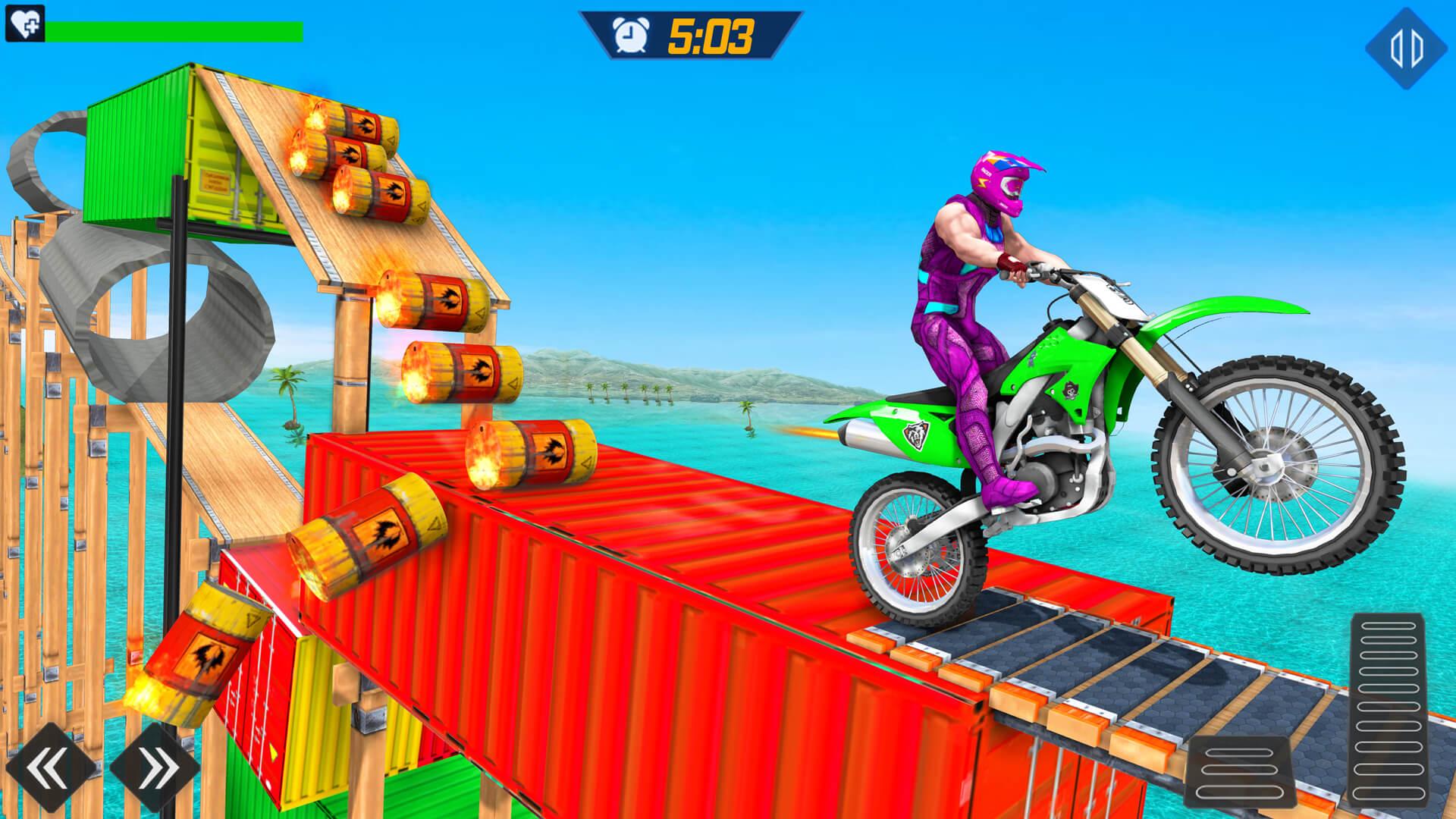 Superhero Bike 3D : Bike Games