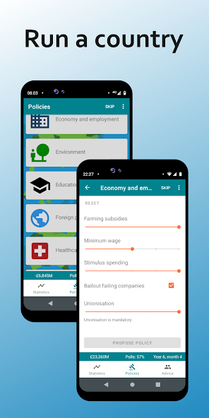 Politics Game - RandomNation