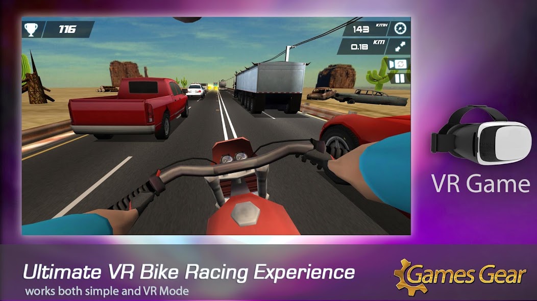 VR Bike Racing Game - vr games