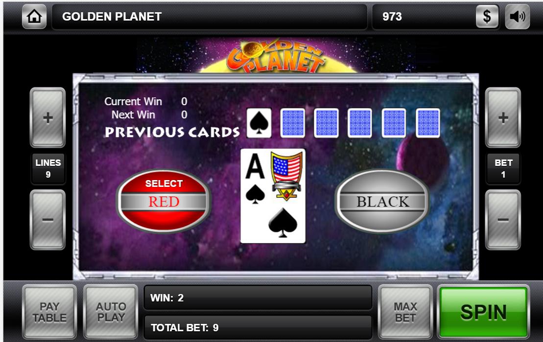 The Golden Planet Slot Machine