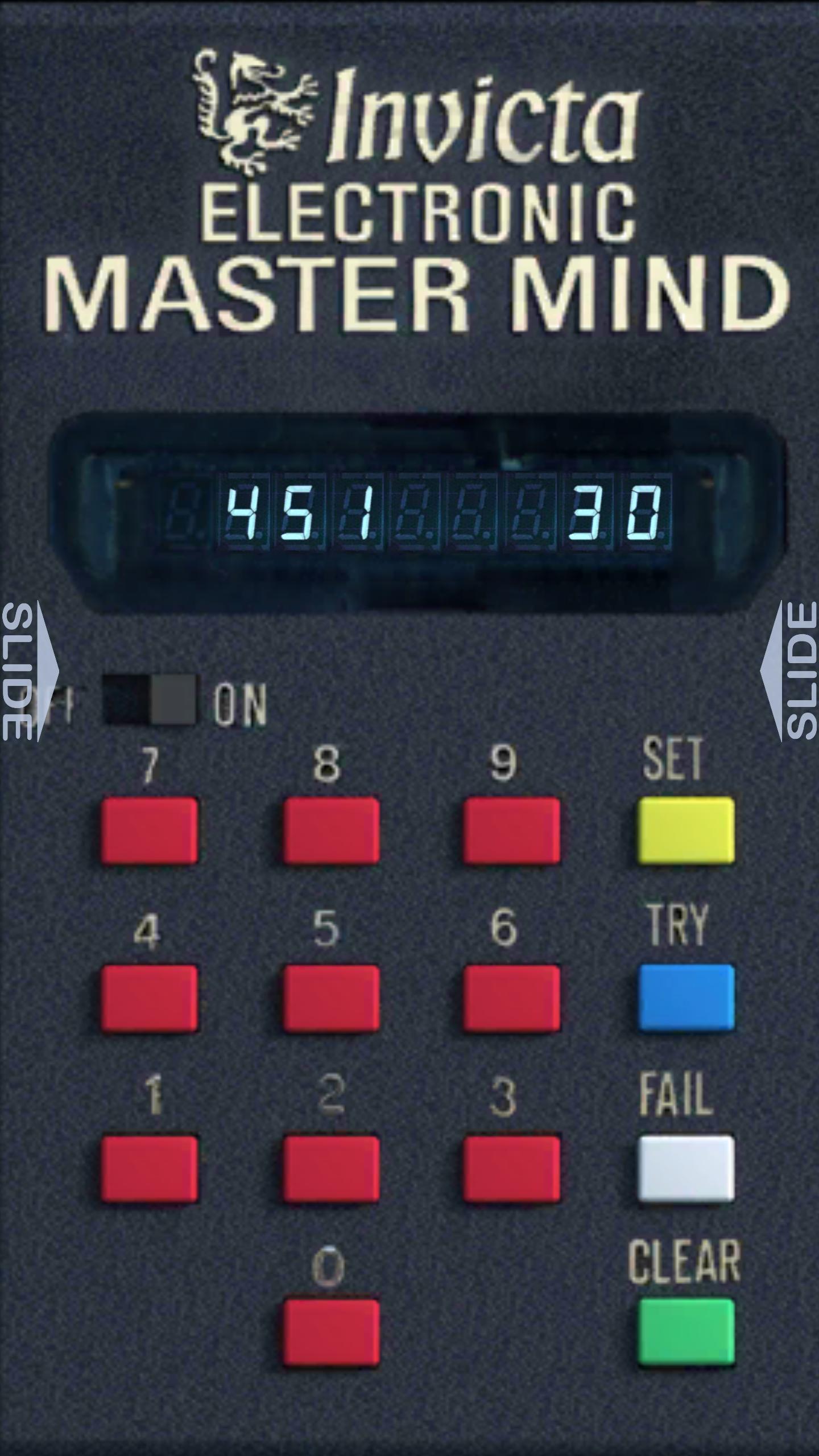 Electronic Master Mind