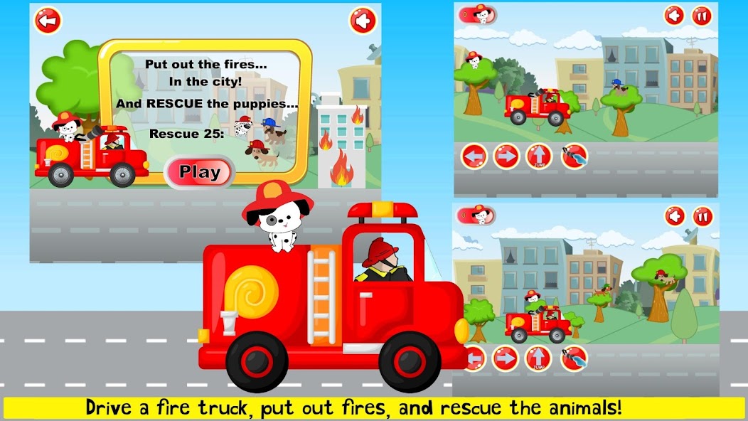 Firetruck Games for Kids