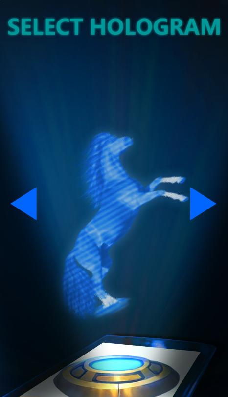 Horse 3D Hologram Simulator