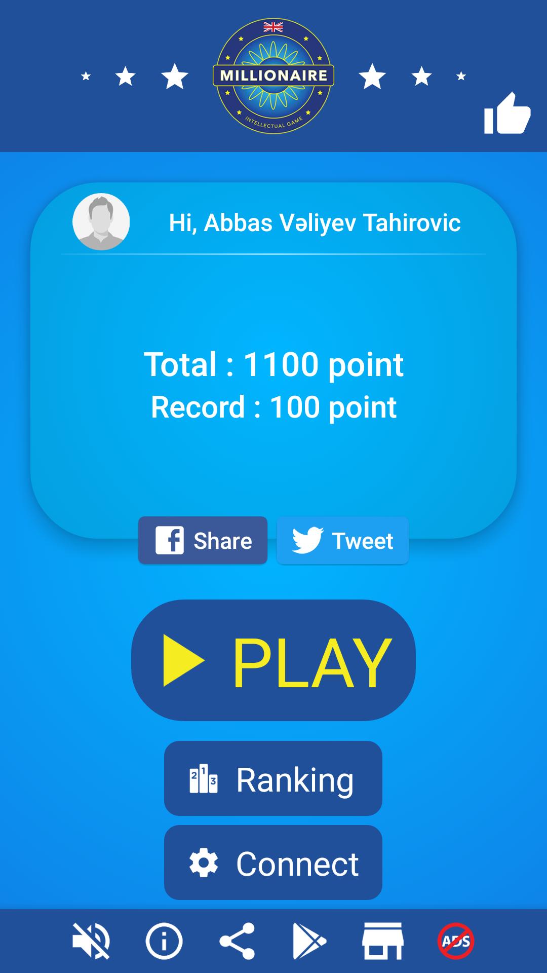 New Millionaire 2018 -Intellectual quiz,brain game