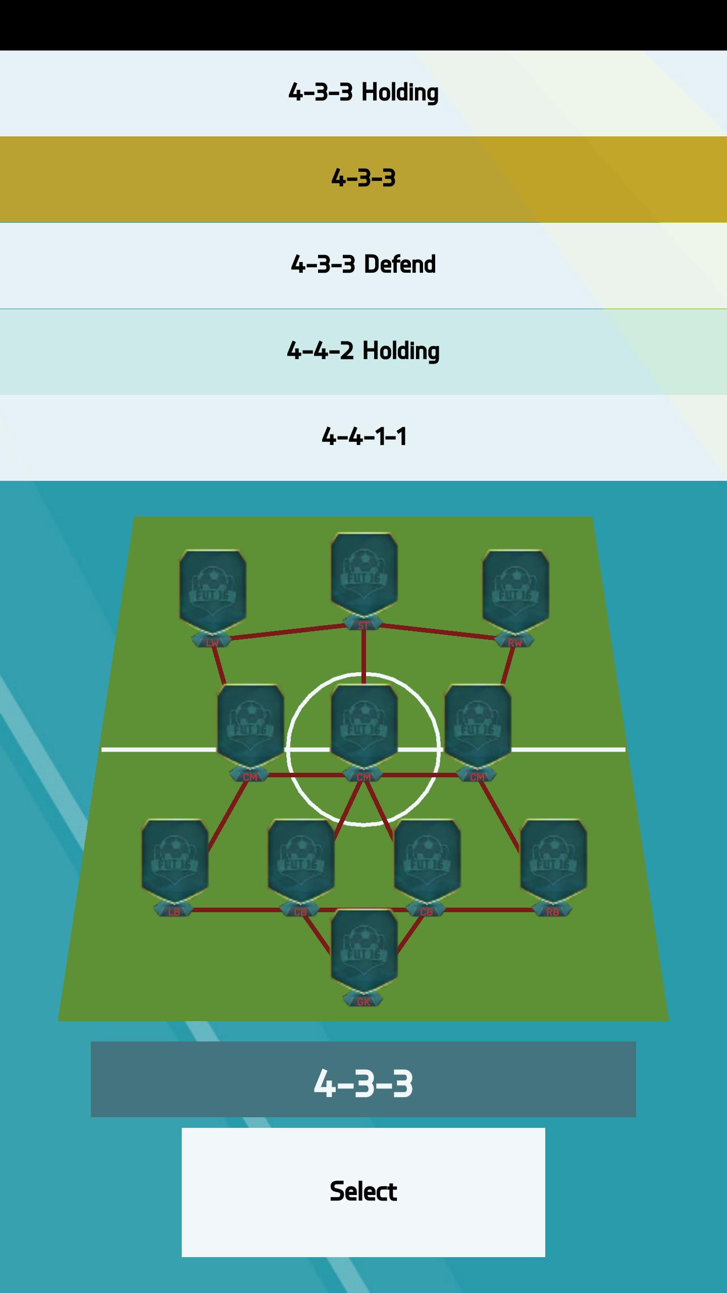 FUT 16 Draft Simulator