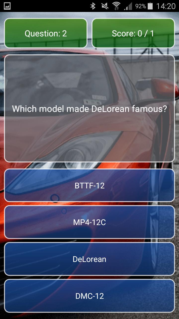 Trivia Car Quiz Free