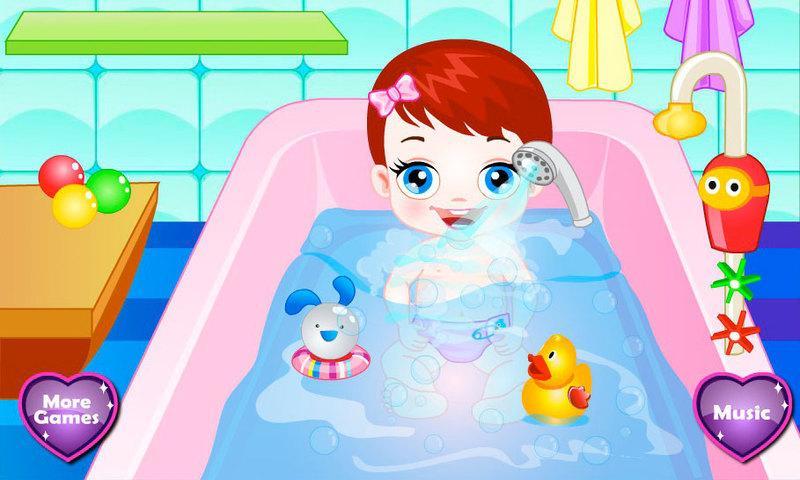Cute Bathing