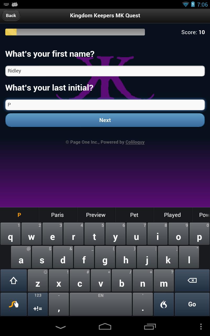 Kingdom Keepers Expert Quest