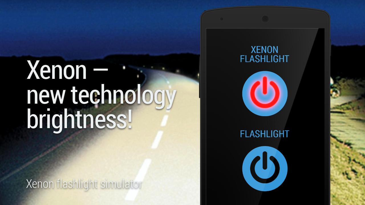 Xenon flashlight simulator