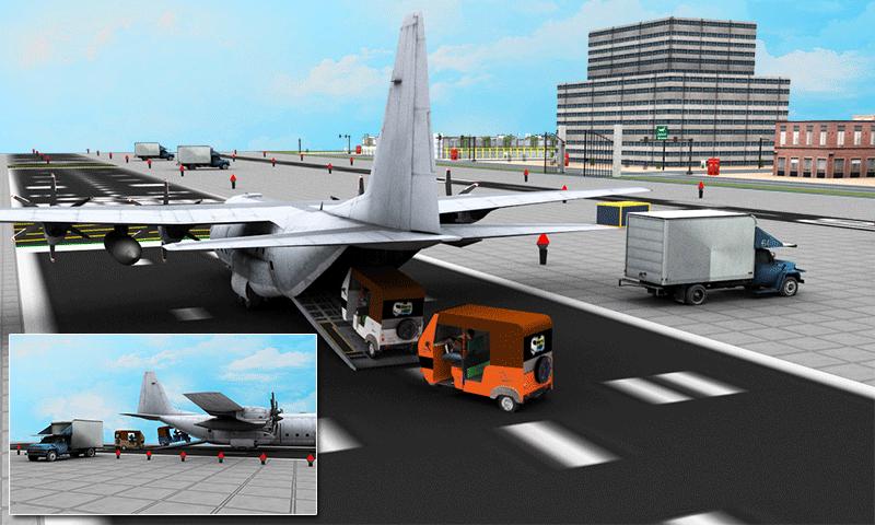 Cargo Plane Rickshaw Transport