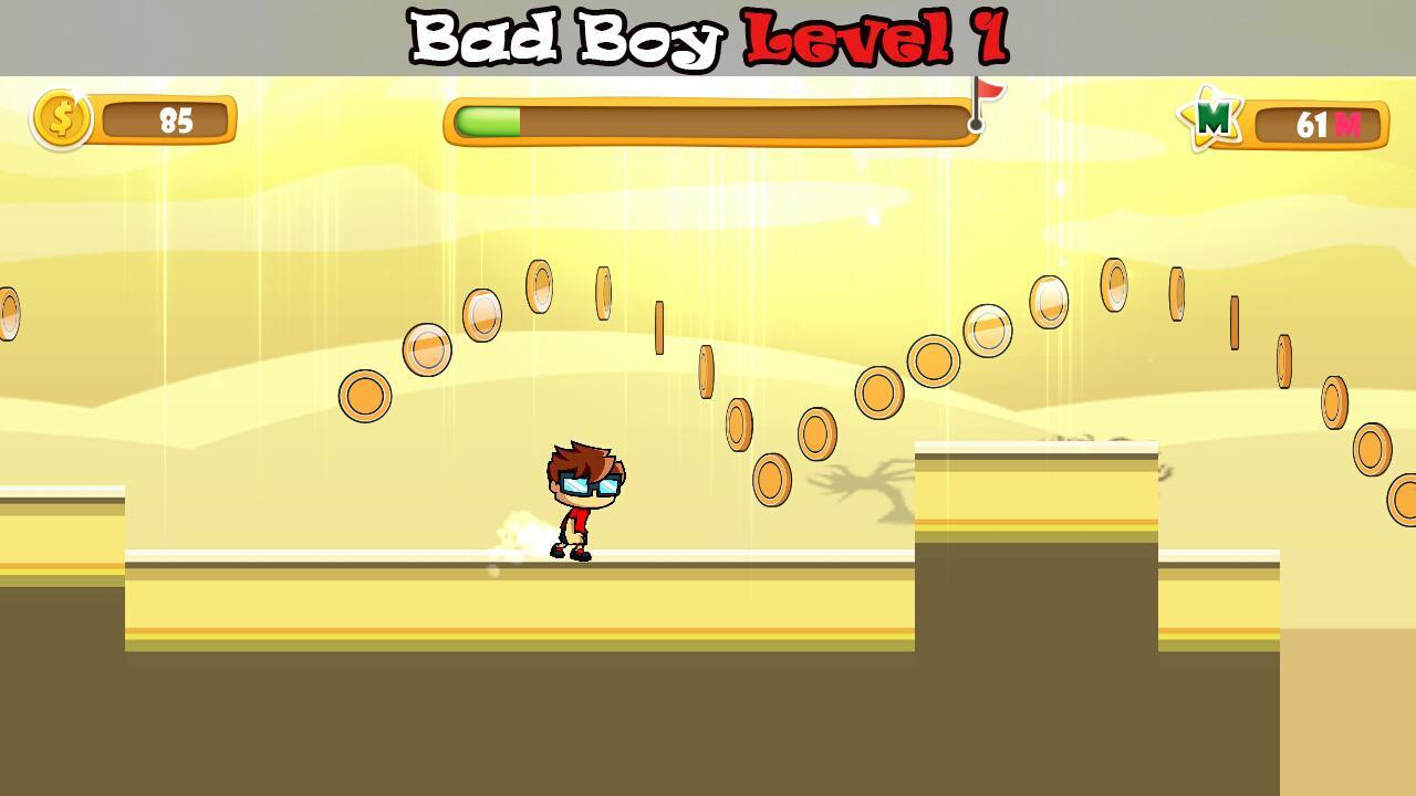 Bad Boy Jump And Running