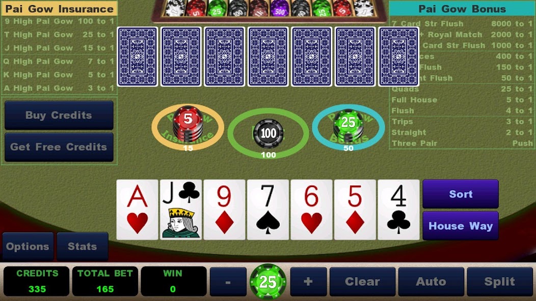 Ace Pai Gow Poker
