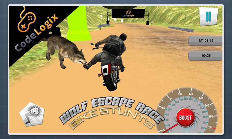 MOTO GP Stunts: Wolf Escape
