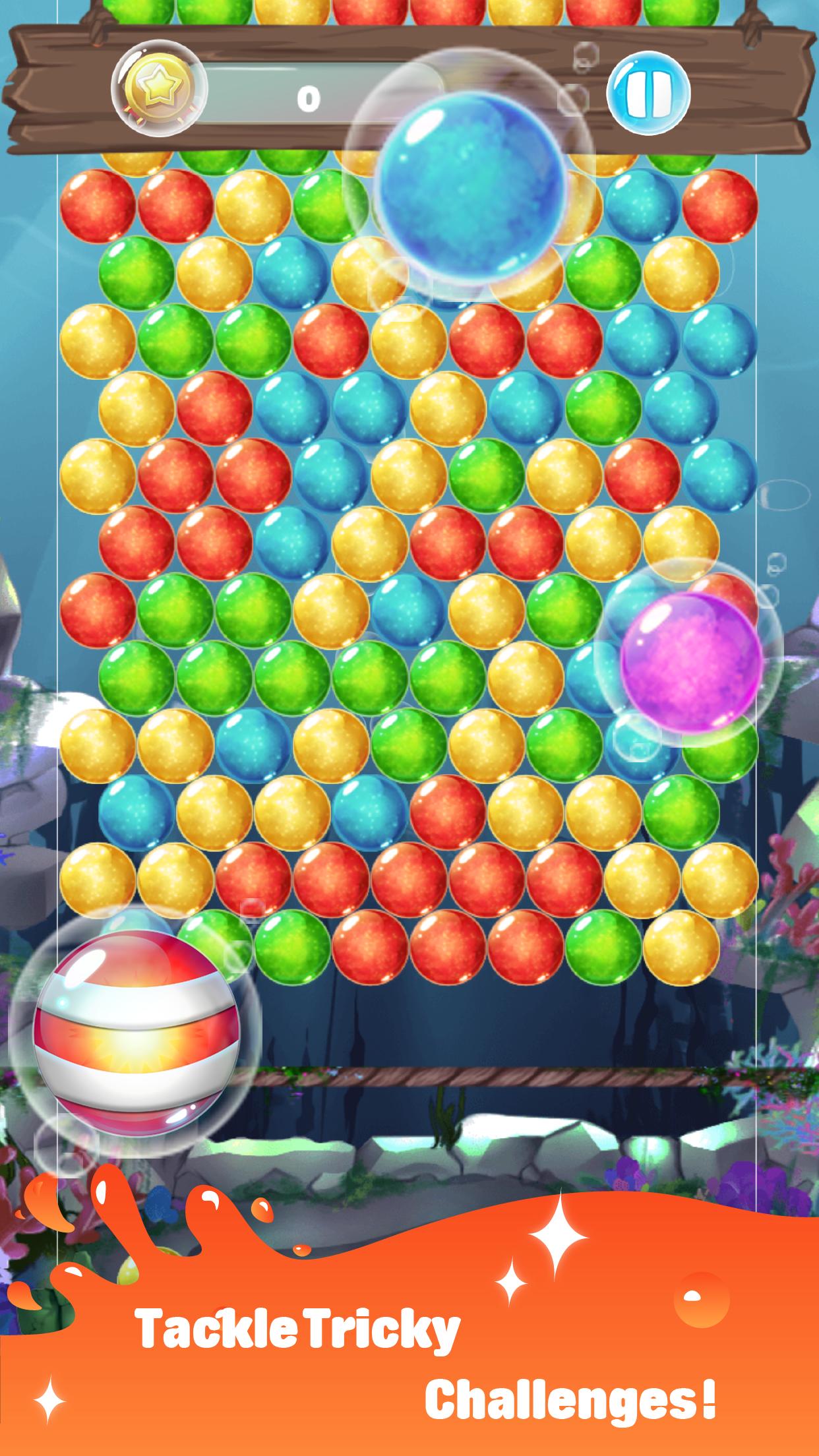 Shoot bubble, rescue