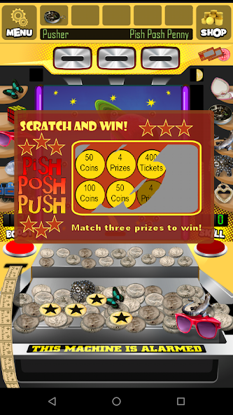Pish Posh Penny Pusher